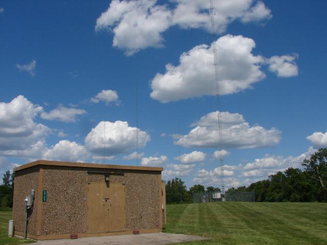 Transmitter building