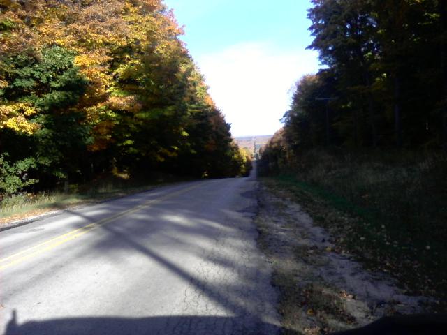 Looking down the road
