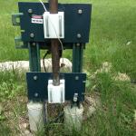 Base of 30/15 meter vertical