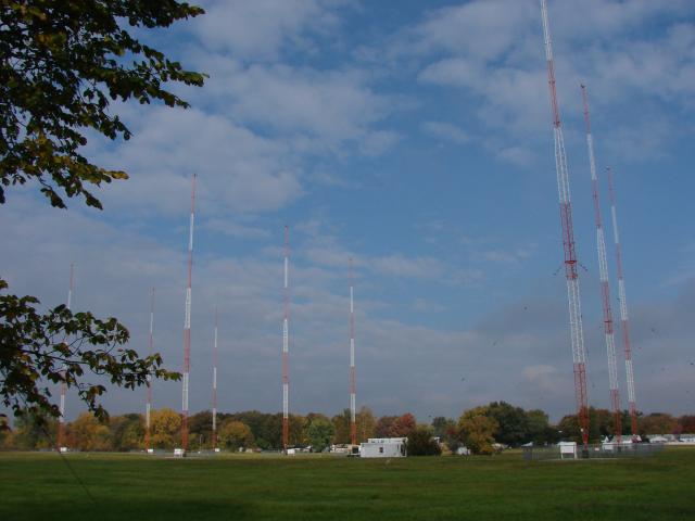 All nine towers