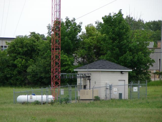 Transmitter building