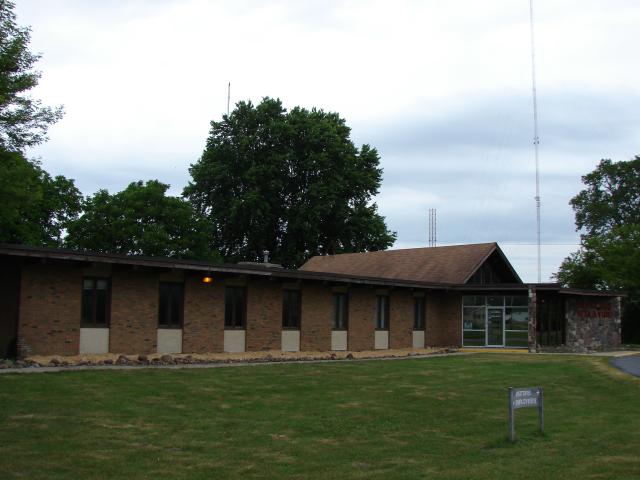Front of building