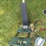 Hinged base plate