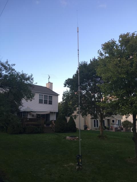 Completed antenna