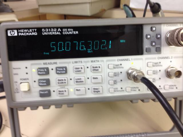 Frequency Counter Readout